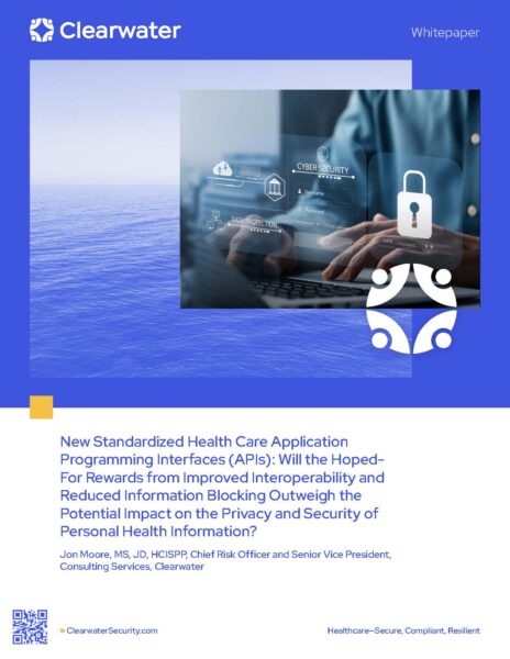New Standardized Health Care Application Programming Interfaces (APIs)