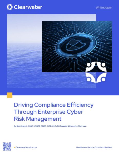 Driving Compliance Efficiency Through Enterprise Cyber Risk Management (Copyright 2021 Compliance Today)