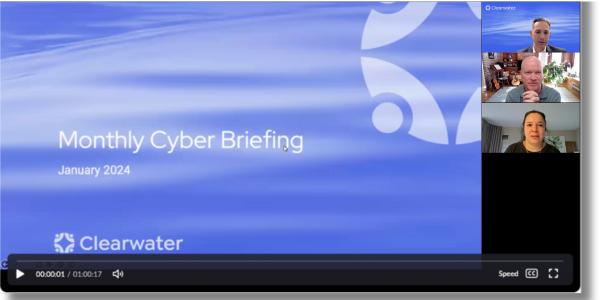 January Cyber Briefing, Featuring Greg Garcia and Iliana Peters