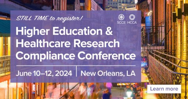 HCCA Higher Education & Healthcare Research Compliance Conference | June 10-12
