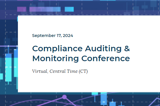 SCCE Compliance Auditing & Monitoring Conference | September 17, 2024