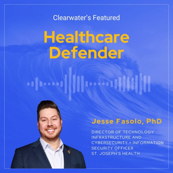 Healthcare Defenders: Jesse Fasolo, PhD | St. Joseph’s Health