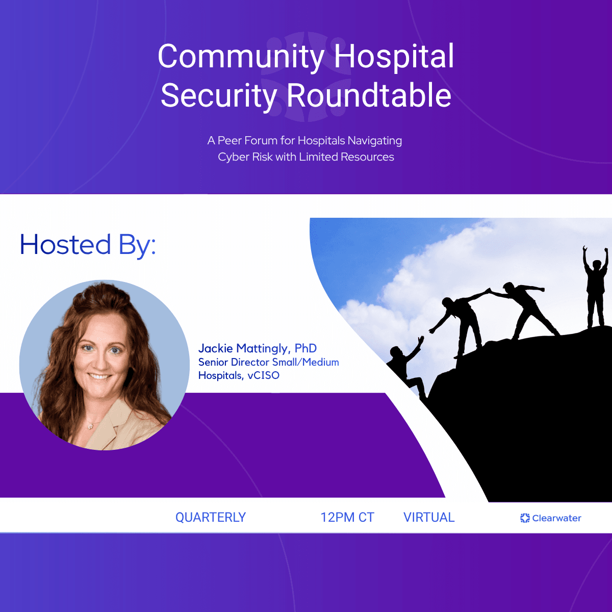 Community Hospital Security Roundtable | September 17 | 12:00PM CT | Virtual