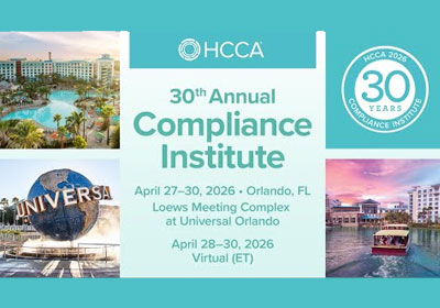 HCCA Annual Compliance Institute | April 27-30, 2026 | Orlando, FL 
