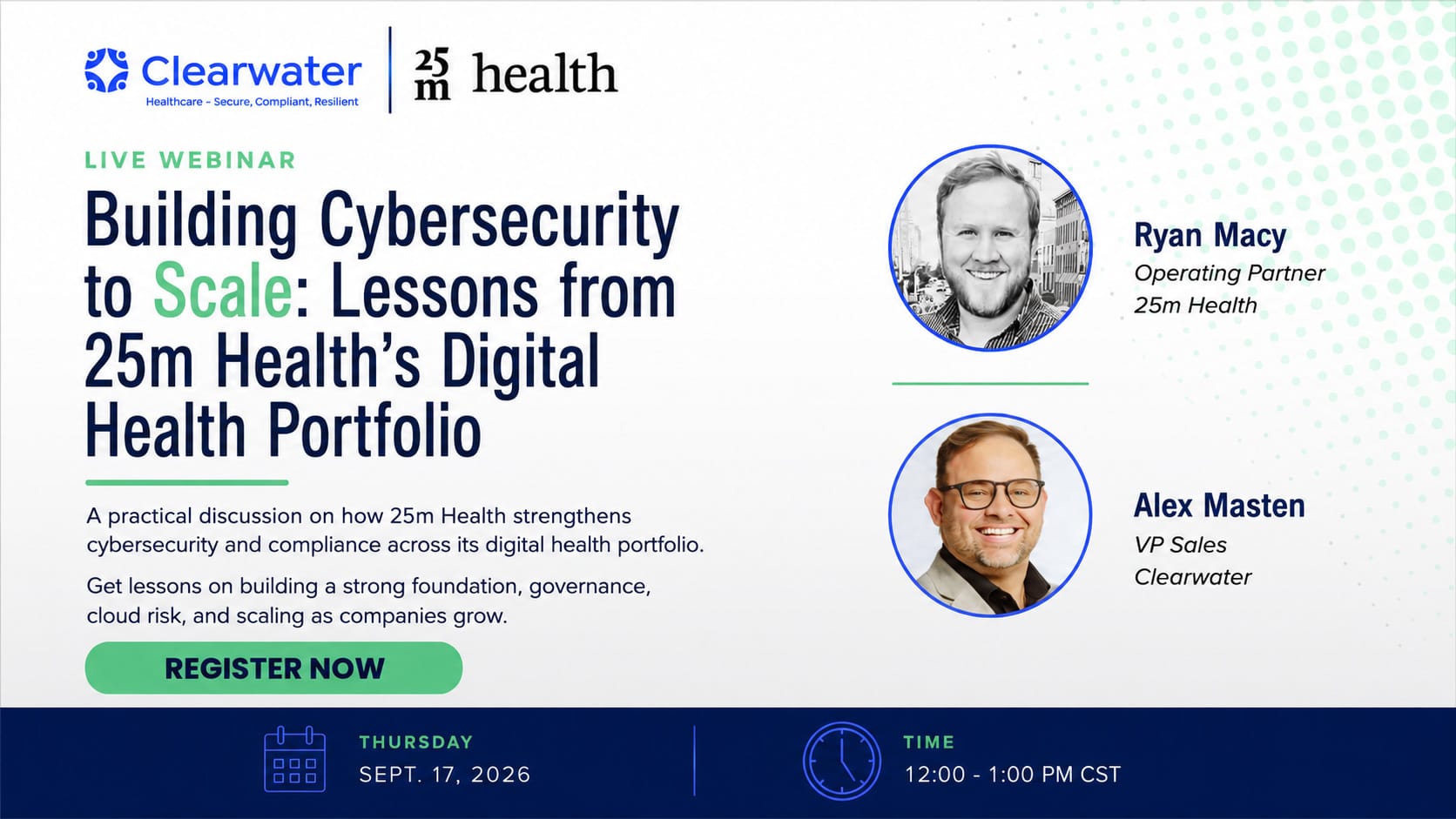 Building Cybersecurity to Scale Lessons from 25m Health’s Digital Health Portfolio
