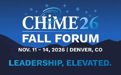 CHIME Fall Forum | November 11-13, 2026 | Denver, CO