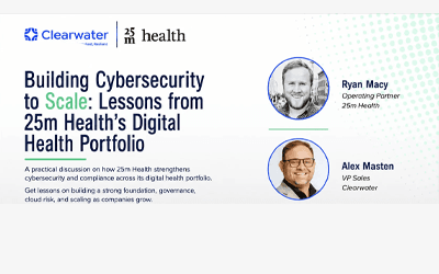 Building Cybersecurity to Scale: Lessons from 25m Health’s DH Portfolio
