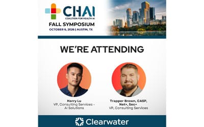 Clearwater at the CHAI Fall Symposium 2026